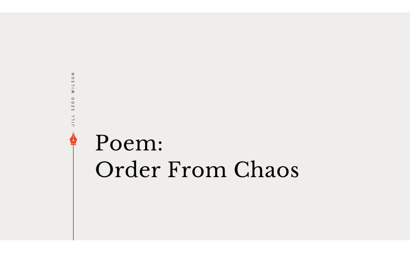 Poem: Order From&nbsp;Chaos