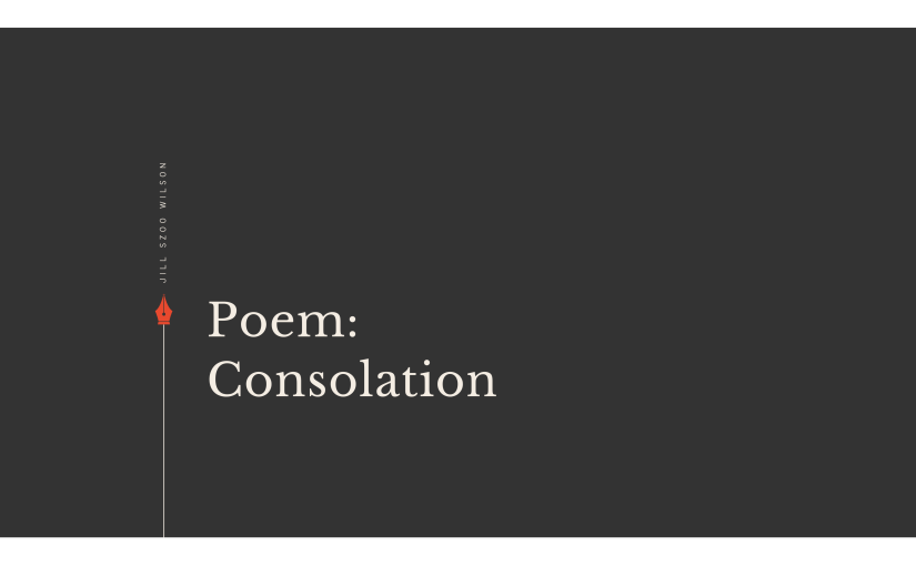 Poem: Consolation