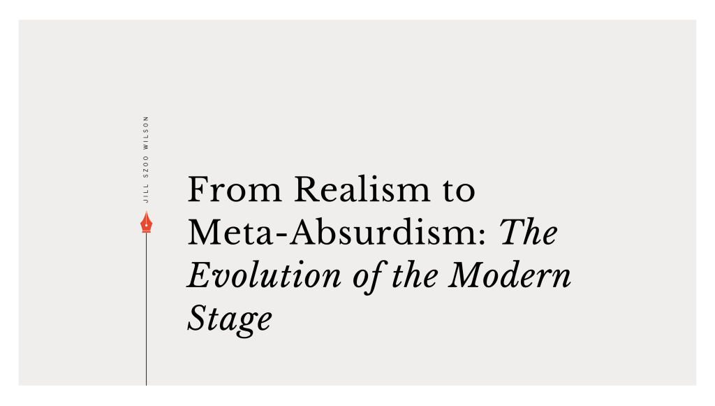 Jill Szoo Wilson inventing Meta-Absurdism