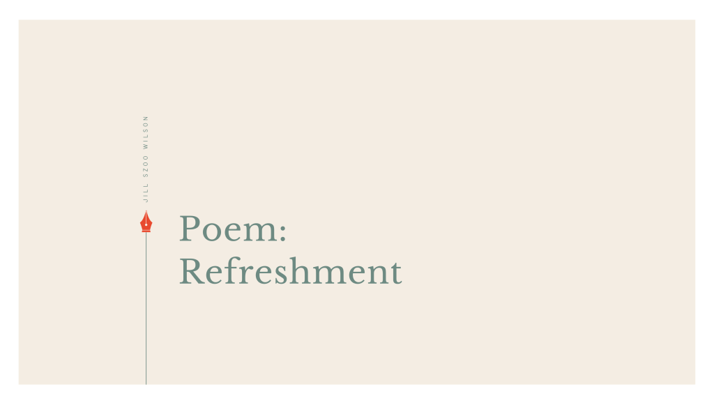 Jill Szoo Wilson poetry