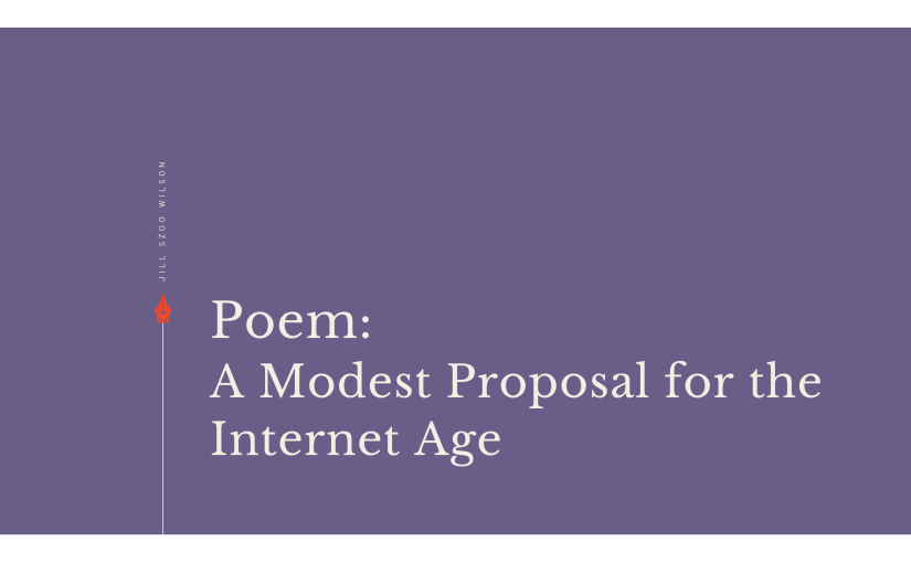 Jill Szoo Wilson writing