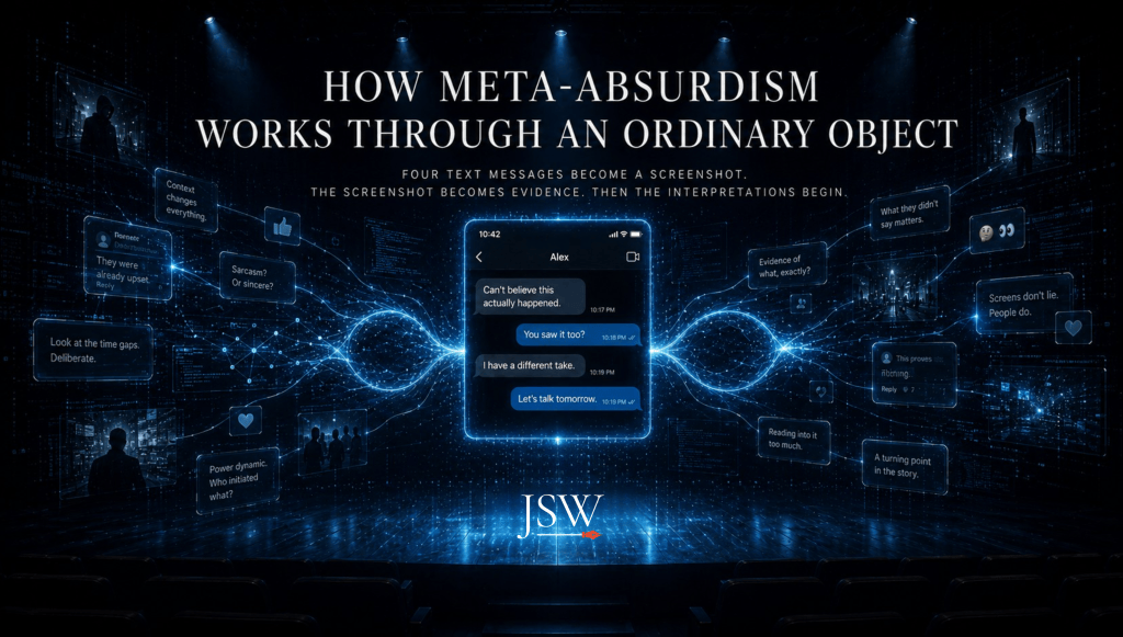 How Meta-Absurdism Works Through an Ordinary Object
